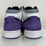 Air Jordan 1 Mid Purple Suede Sz 7Y