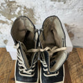 Rick Owens High Black Vinyl Milk Sneaker Sz 12 (45)
