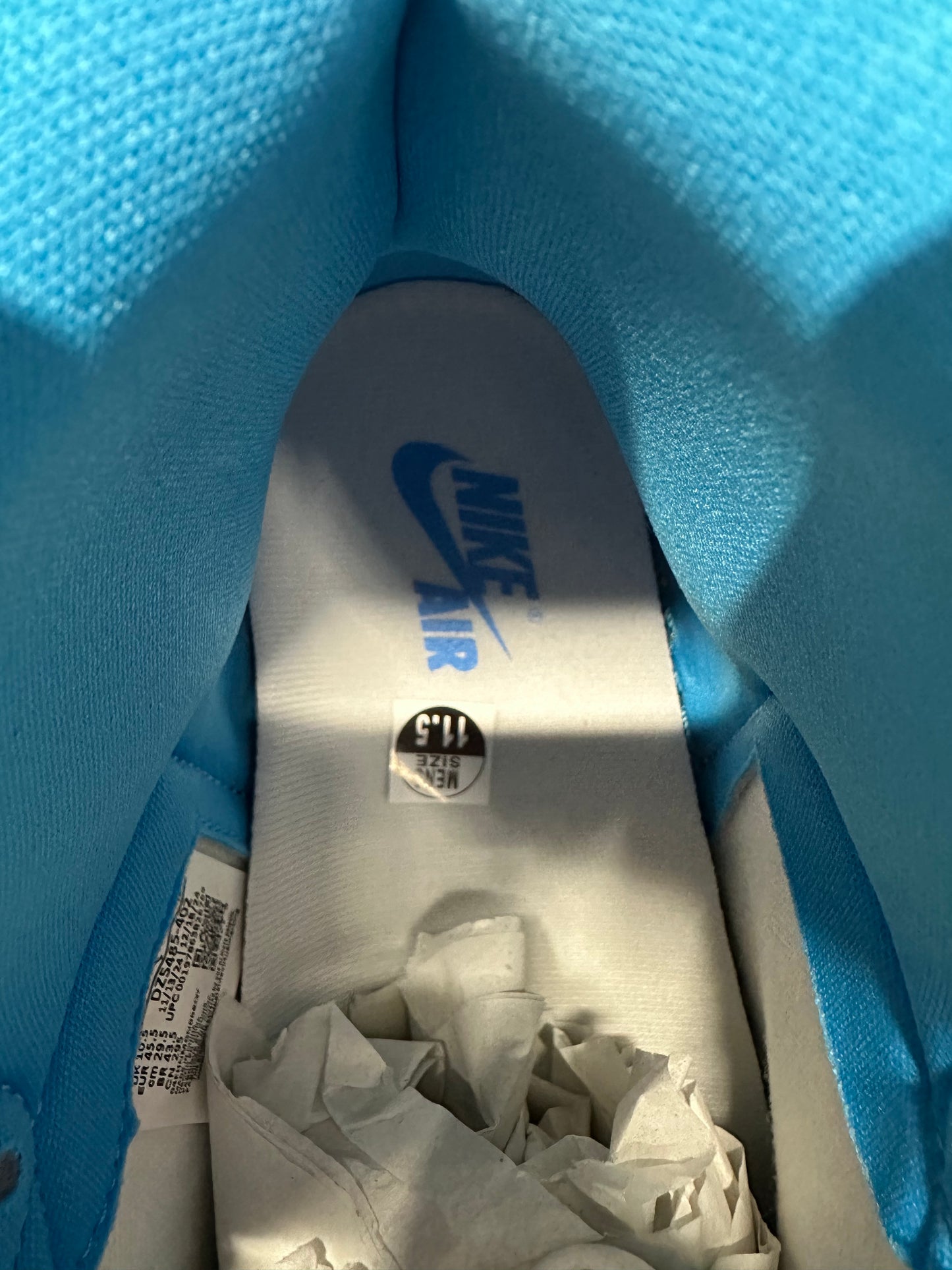 Air Jordan 1 High UNC Reimagined Sz 11.5 DS