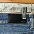 Amiri Distressed Side Spell Blue Denim Jeans Sz 31