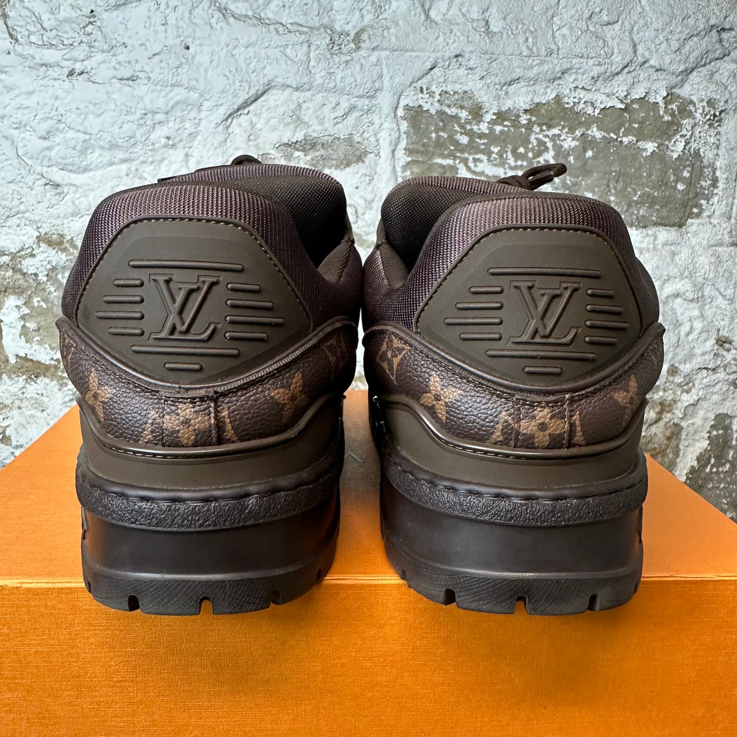 Louis Vuitton Brown Monogram Maxi Trainer Sz 11 (9.5LV)