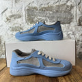 Prada Americas Cup Light Blue Rubber Sneaker Sz 5 (37)