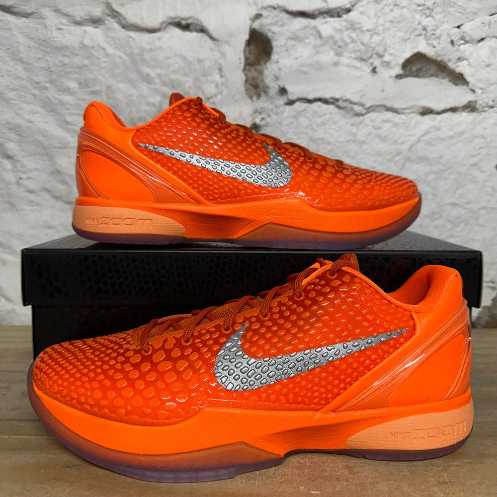 Nike Kobe 6 Protro Total Orange Sz 11.5 DS