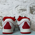Lanvin Curb Red Lace White Sneaker Sz 10 (43)