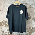 Rhude Boys Cross Black T-Shirt Sz L