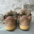 Lanvin Curb Black White Lace Pink Sneaker Sz 12 (45)