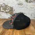 Gucci Black GG Monogram Snake Hat Sz L