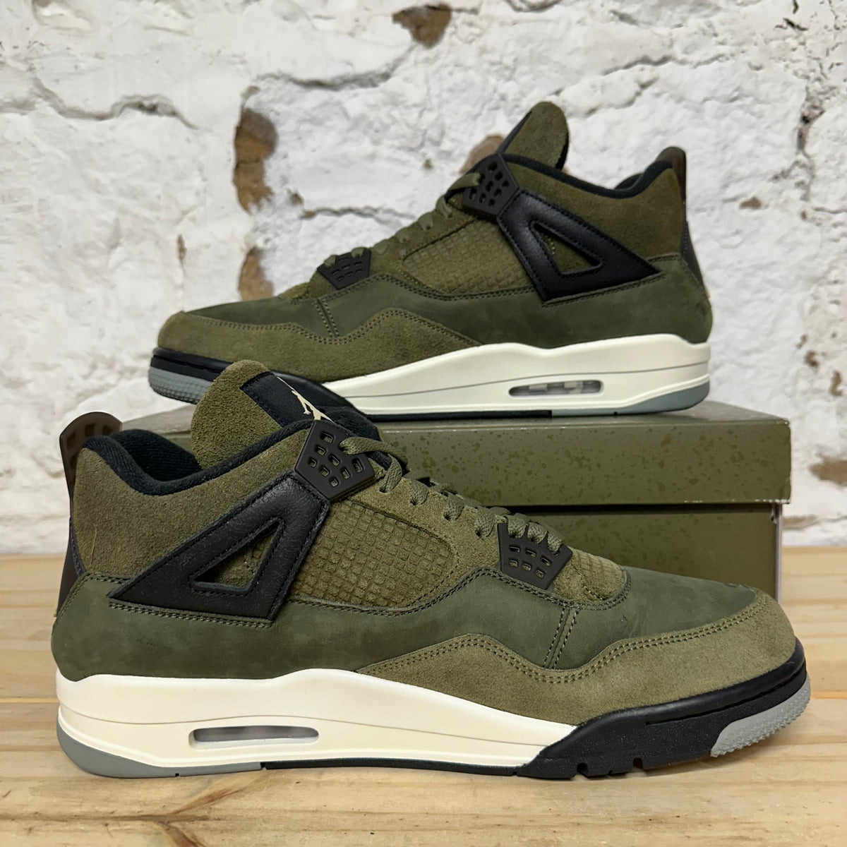 Air Jordan 4 Craft Medium Olive Sz 14