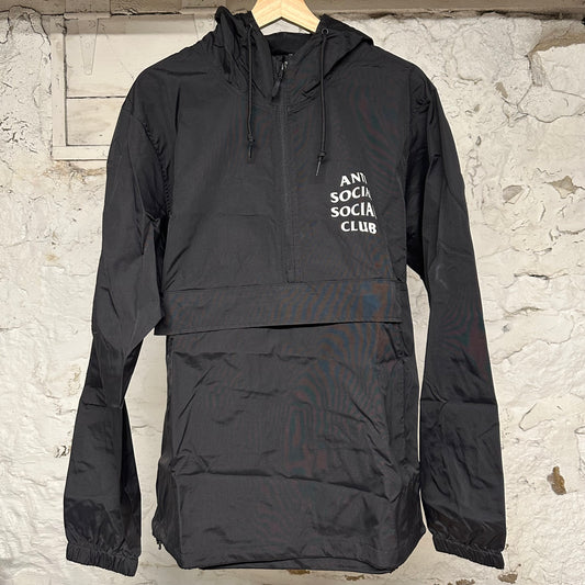 Anti Social Social Club Black Pullover Jacket Sz L