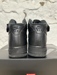 Nike Air Force 1 Mid Supreme Black Sz 9