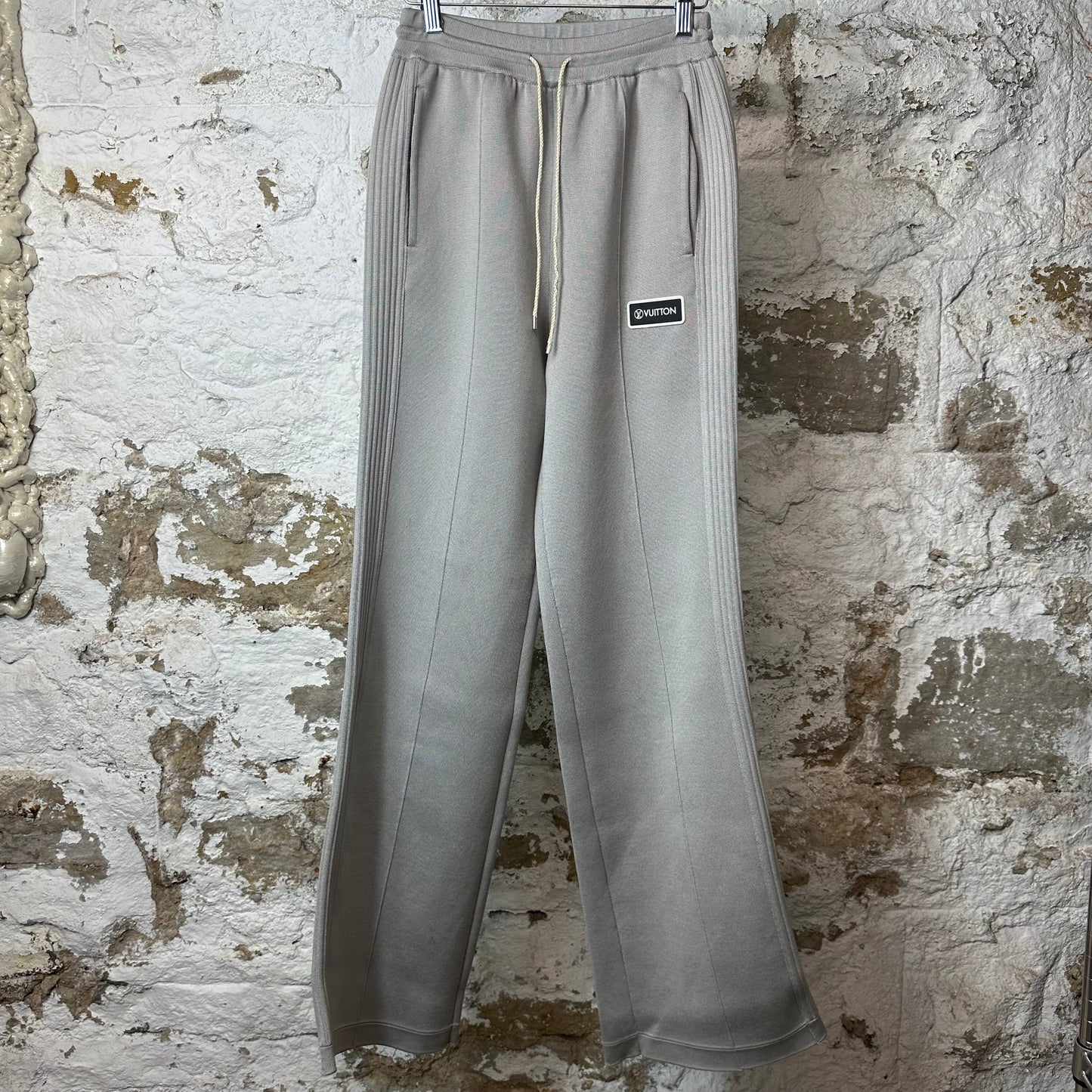Louis Vuitton Logo Grey Track Sweatpants Sz S