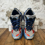 Balenciaga Runner Silver Red Blue Sneaker Sz 8 (41) No Box
