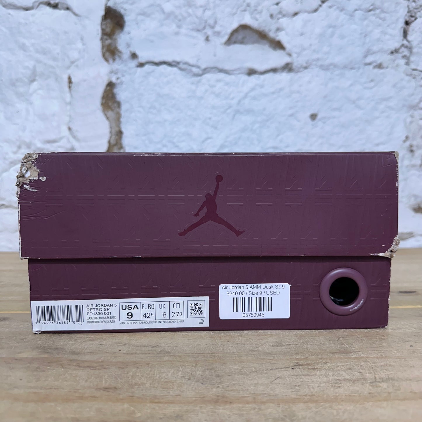 Air Jordan 5 A Ma Maniere Dusk Sz 9