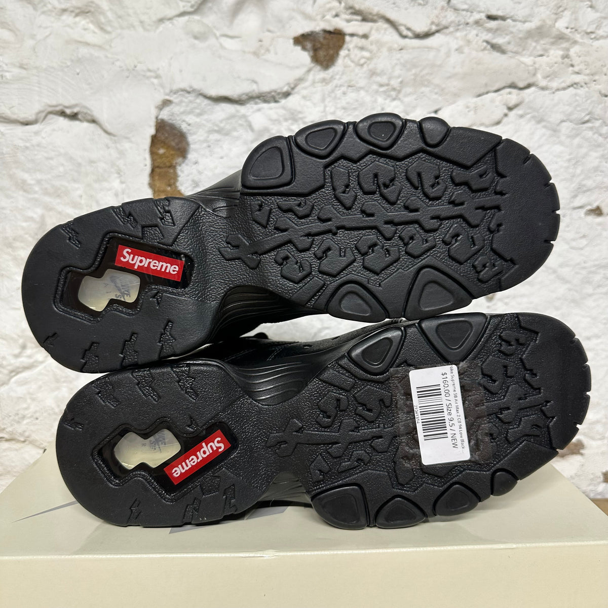 Nike Supreme SB Air Max 2 CB 94 Low Black Sz 9.5 DS