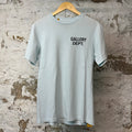 Gallery Dept Black Logo T-shirt Light Blue Sz S
