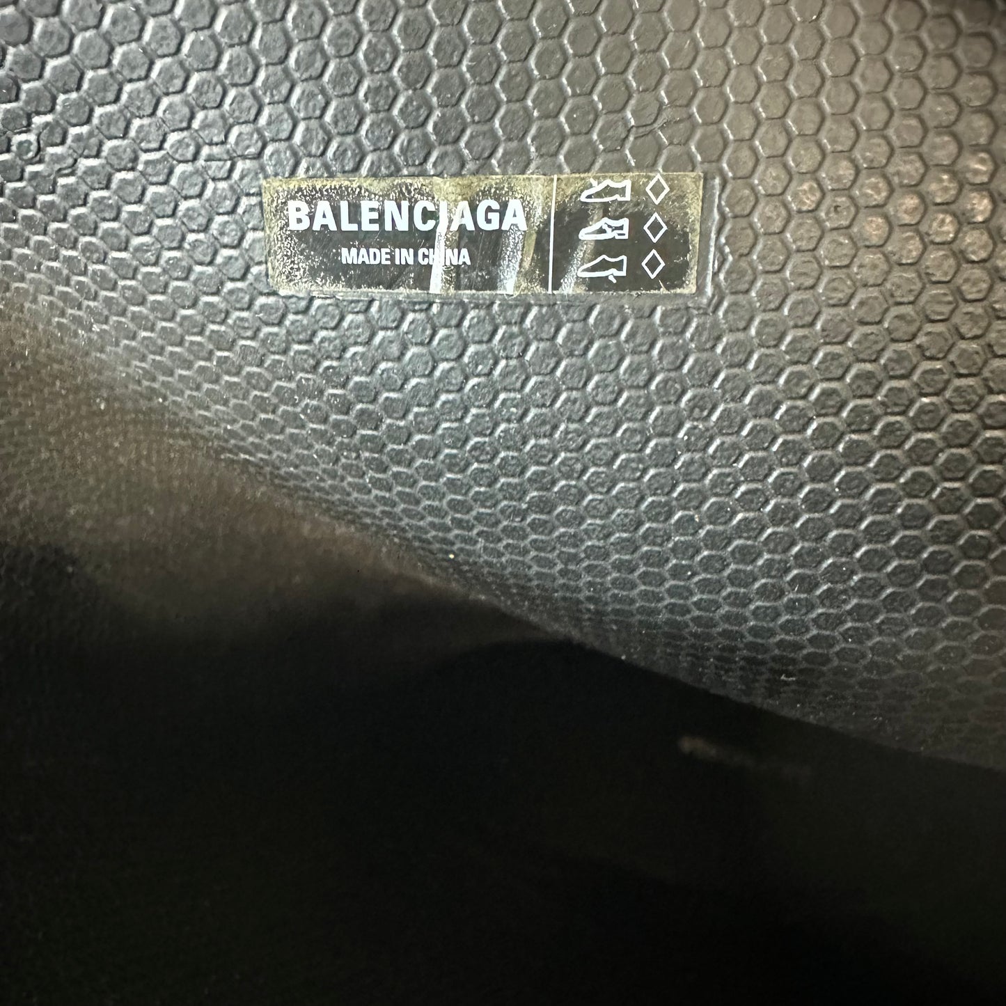 Balenciaga Croc Boot Black Sz 9 (42)