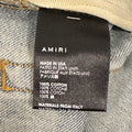 Amiri Repaired Distressed Blue Denim Jeans Sz 34