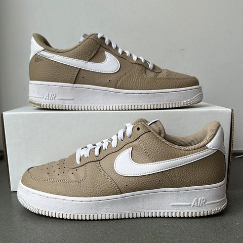 Nike Air Force 1 Low Khaki White Sz 9
