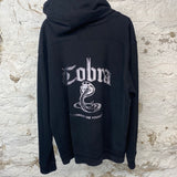 Rhude Cobra Zip Up Hoodie Black Sz XL