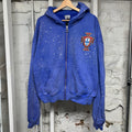 Vale Sea Cluster Blue Zip Up Hoodie Sz XXL