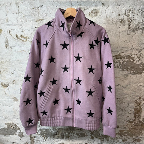 Supreme Stars Zip Up Jacket Lavender Sz L