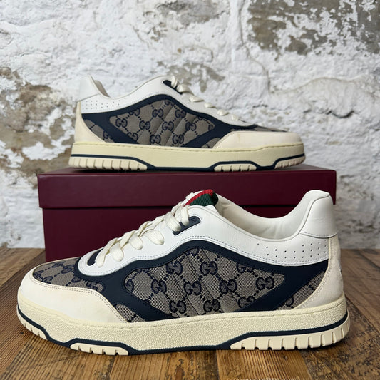 Gucci ReWeb Navy White Sneaker Sz 12