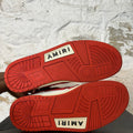 Amiri High Red Skeleton White Cream Sneaker Sz 11 (44)