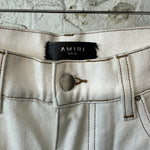 Amiri Plain White Flare Denim Jeans Sz 30