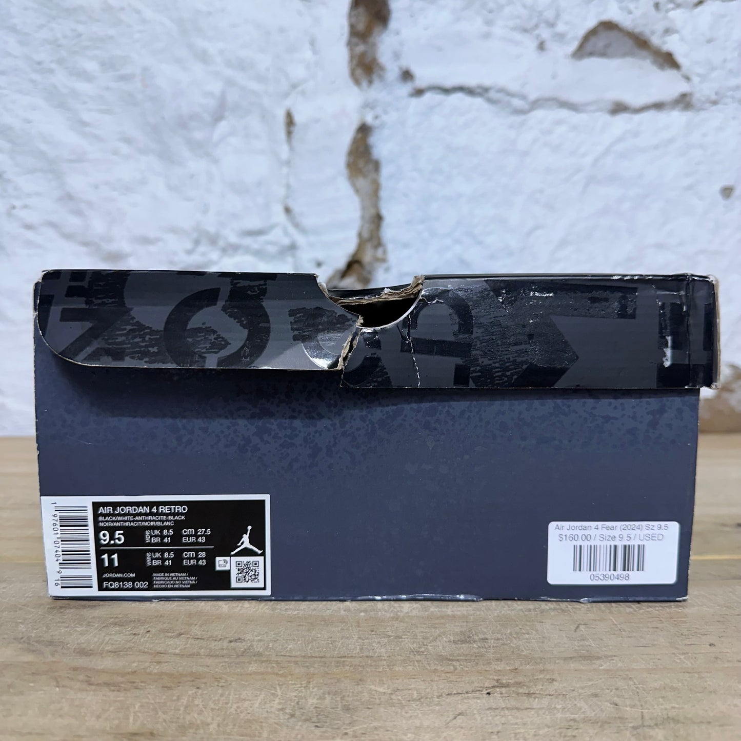 Air Jordan 4 Fear (2024) Sz 9.5