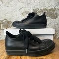 Rick Owens Jumbo Lace Triple Black Sneaker Sz 10 (43)