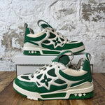 Louis Vuitton Green White Skate Sneaker Sz 10.5 (9LV) No Box