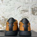 MCM Low Black Monogram Brown Sneaker Sz 11 (44) DS