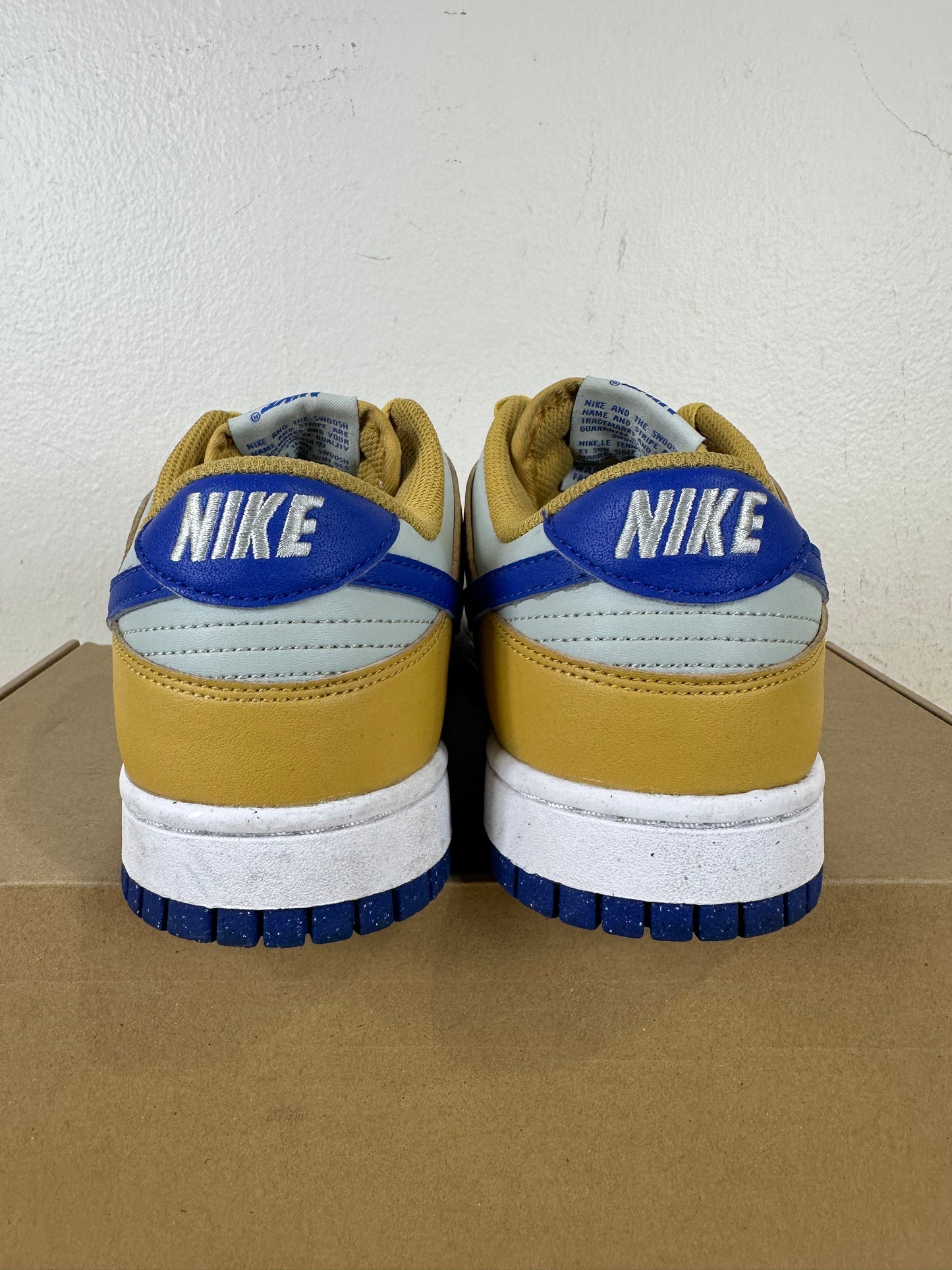 Nike Dunk Low Next Nature Wheat Gold Royal Sz 7.5(9W)