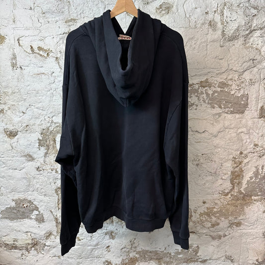 Marni Stitch Spell Black Hoodie Sz XL