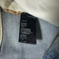 Amiri MX1 Red Suede Blue Denim Jeans Sz 33