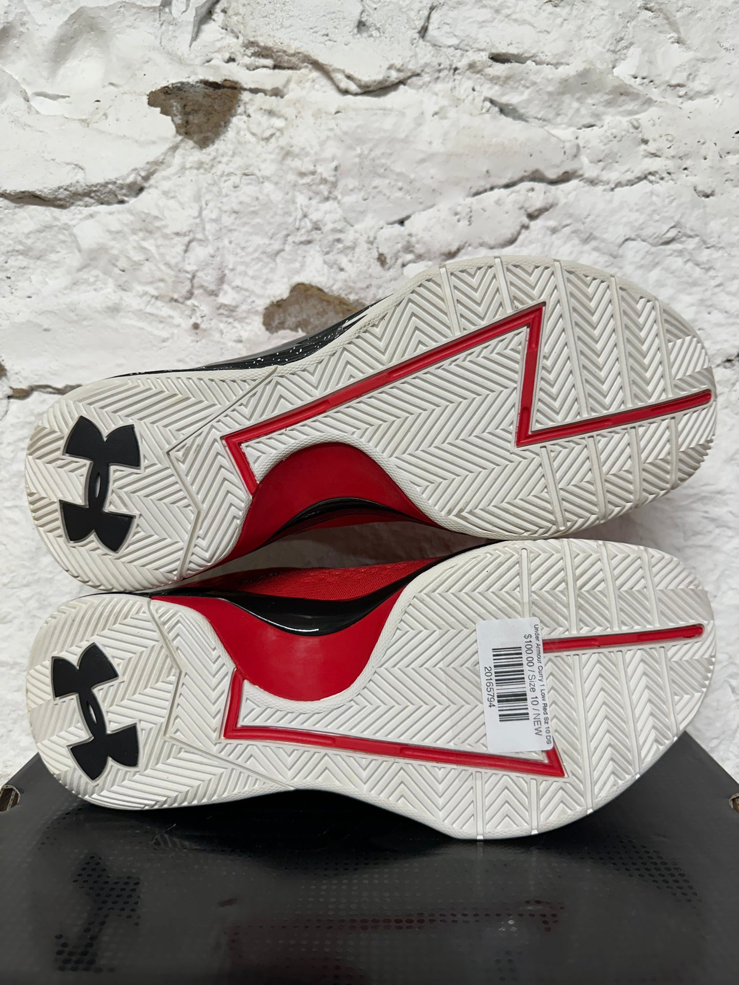 Under Armour Curry 1 Low Red Sz 10 DS