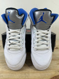 Air Jordan 5 White Stealth Sz 6.5Y