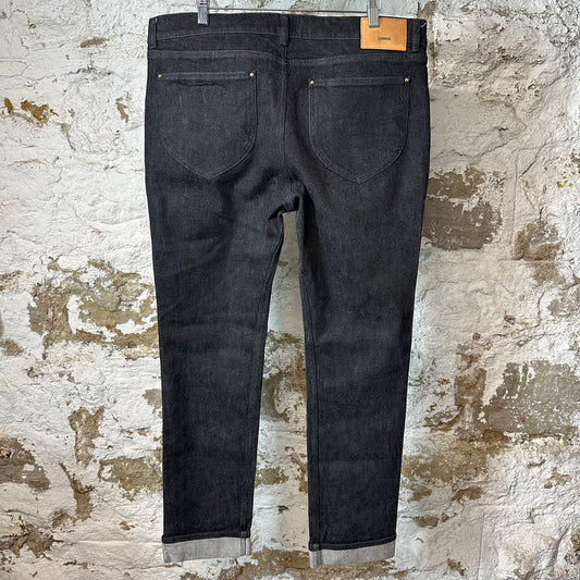 Louis Vuitton Dark Grey Monogram Denim Jeans Sz 38