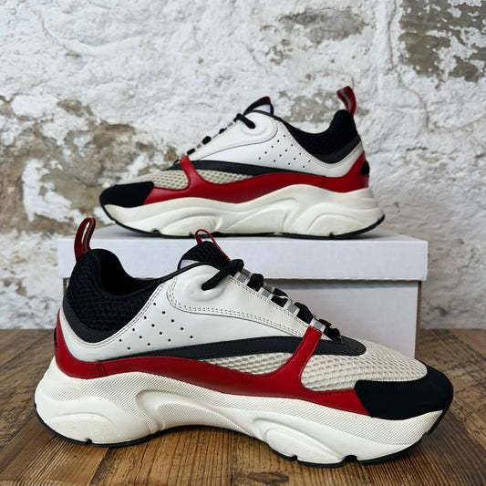 Dior B22 Black White Red Sneaker Sz 9 (42)