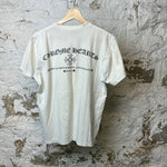 Chrome Hearts Top Pocket Spell T-shirt White Sz M