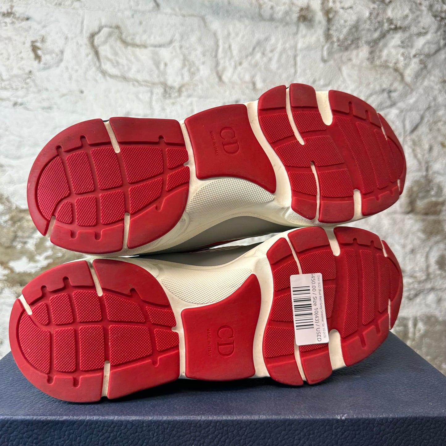 Dior B22 Blue Red Grey Sneaker Sz 10 (43)