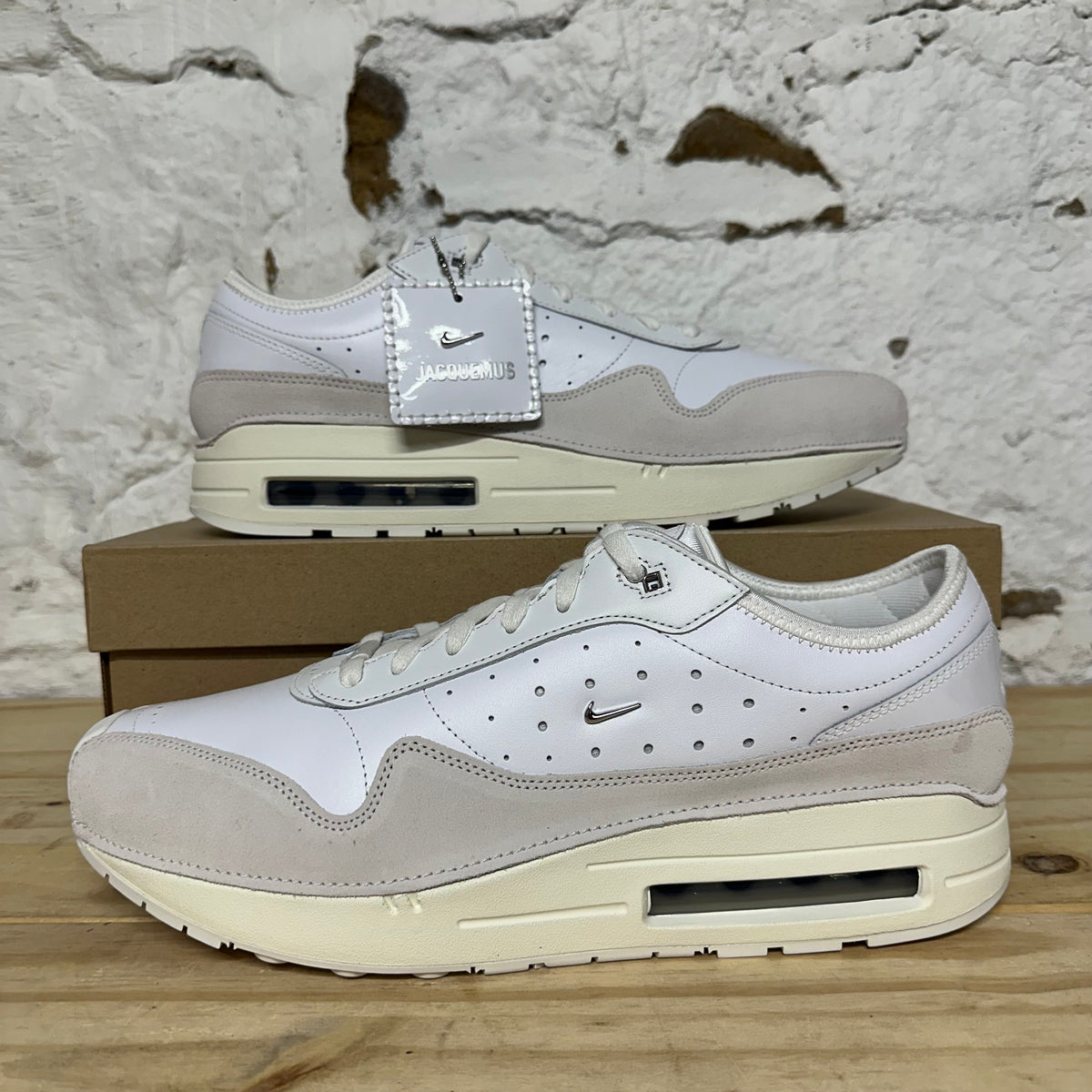 Nike Air Max 1 Jacquemus White Sz 14 (15.5W) DS
