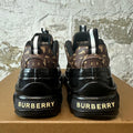 Burberry Arthur Brown Monogram Black Sneaker Sz 6.5 (39)
