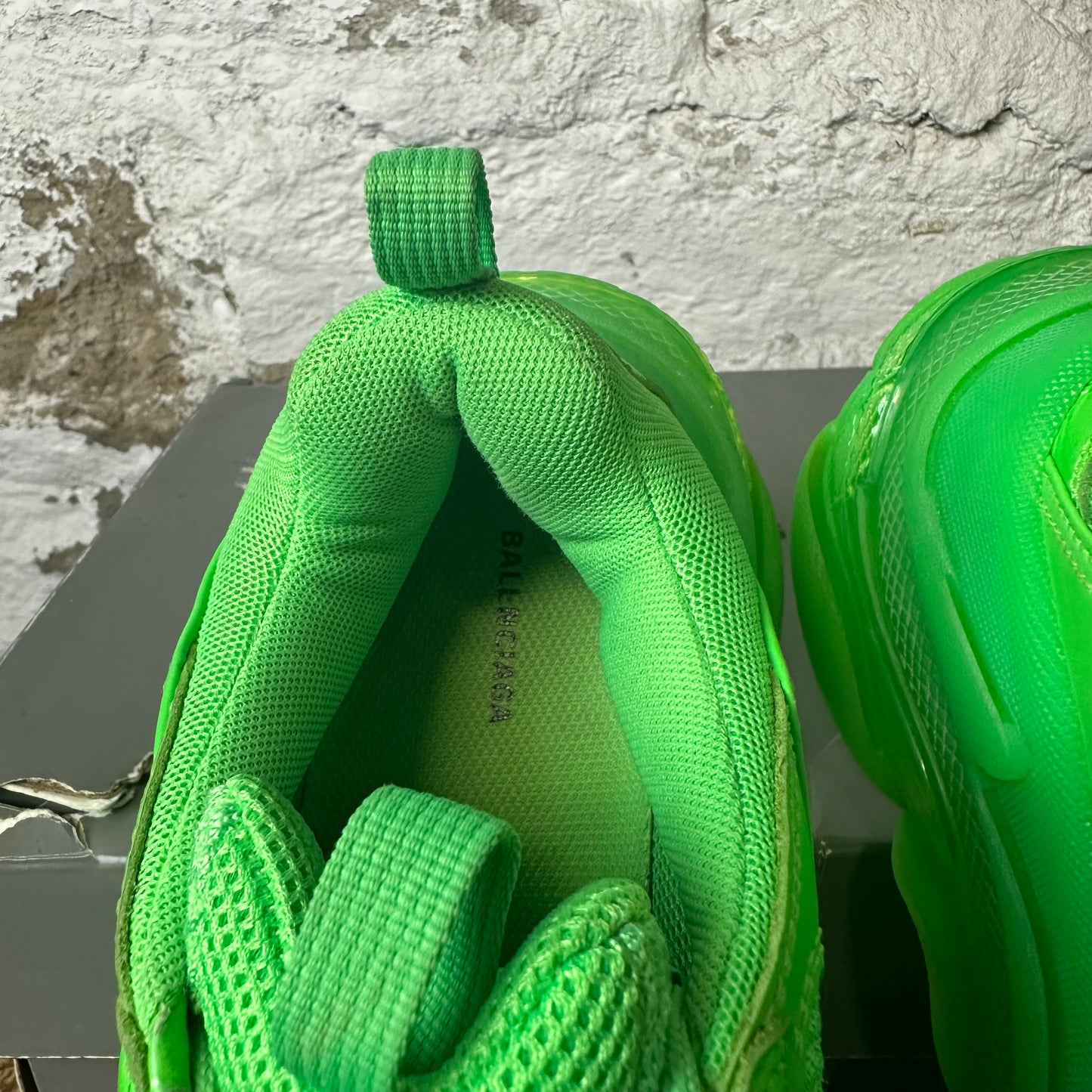 Balenciaga Triple S Neon Green Sz 6.5 (39)