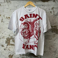 Saint Vanity Maroon Griffin White T-shirt