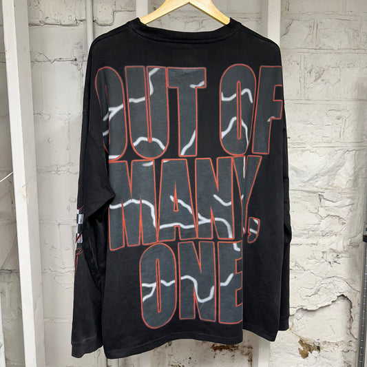 Godspeed Racer Goldie Black Long Sleeve T-Shirt Sz XXL