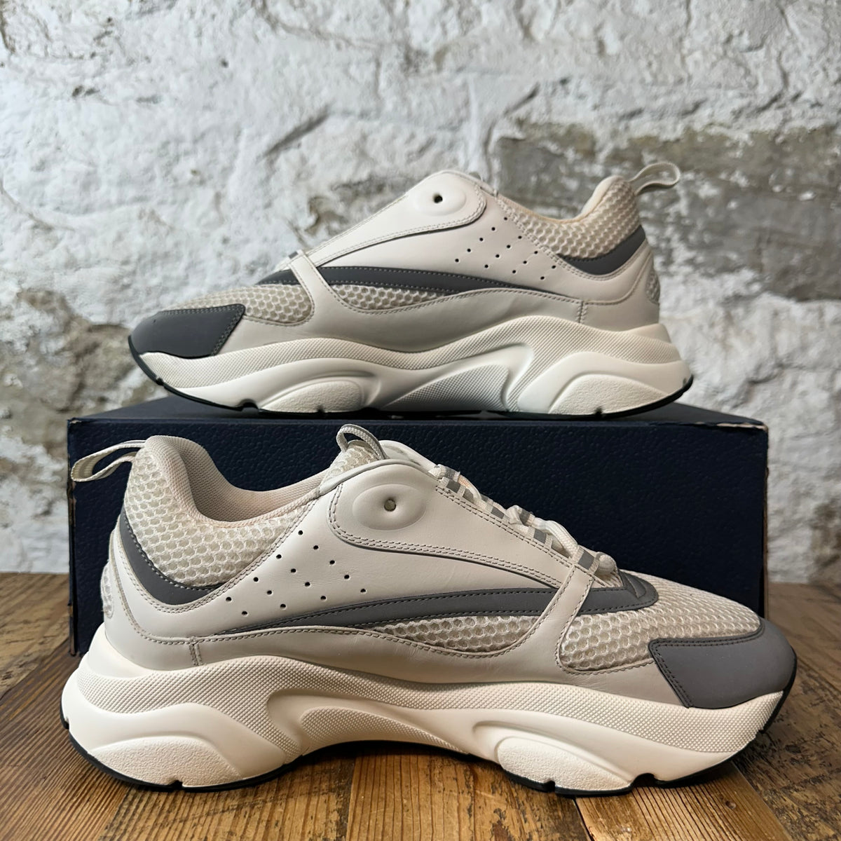 Dior B22 Grey 3M White Sneaker Sz 10 (43)