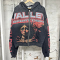 Vale Devils Advocate Black Zip Up Hoodie Sz M