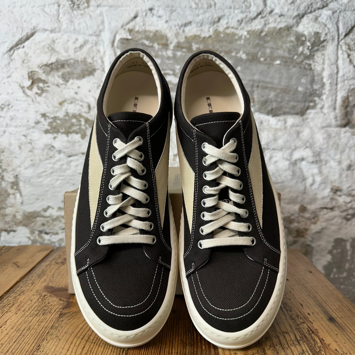 Rick Owens Vintage Dark Dust Milk Sneaker Sz 11 (44)
