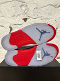 Air Jordan 5 Fire Red Black Tongue (2025) Sz 12 DS